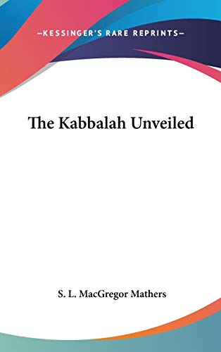 The Kabbalah Unveiled Cover