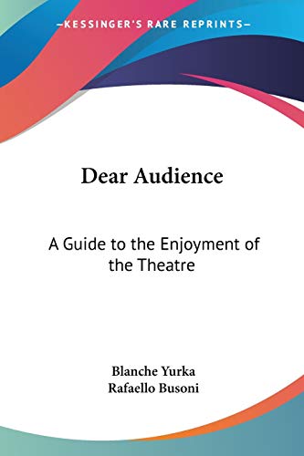 Dear Audience Cover
