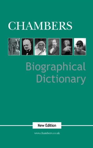 Chambers biographical dictionary Cover