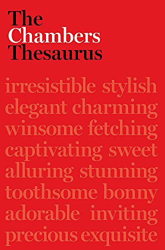 The Chambers thesaurus Cover