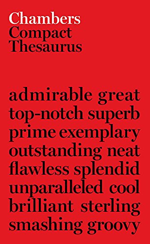 Chambers Compact Thesaurus Cover