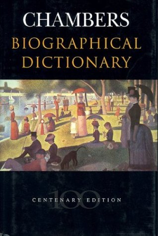 Chambers biographical dictionary Cover