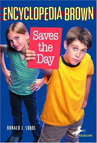 Encyclopedia Brown saves the day Cover