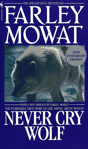 Never cry wolf Cover