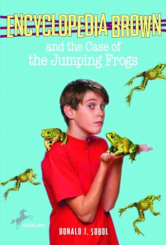 Encyclopedia Brown and the case of the jumping frogs Cover
