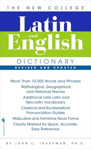 The Bantam new college Latin & English dictionary Cover