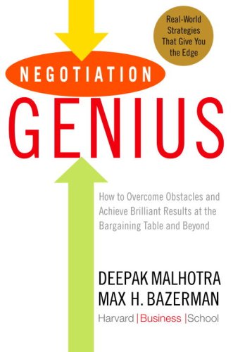 Negotiation Genius Cover
