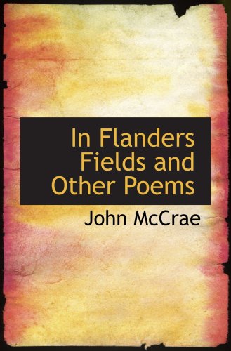 In Flanders Fields and Other Poems Cover