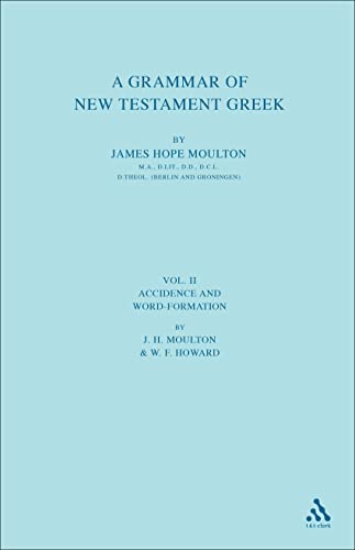 A Grammar of New Testament Greek Cover