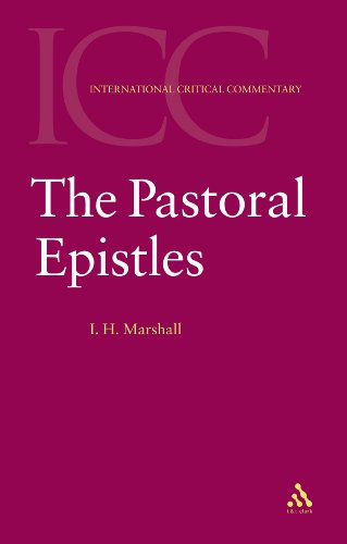A Critical and Exegetical Commentary on the Pastoral Epistles Cover