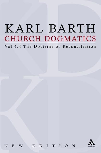 Church Dogmatics, Vol. 4 Cover