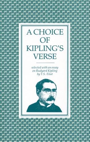 A Choice of Kipling's Verse Cover