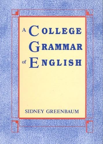 A college grammar of English Cover