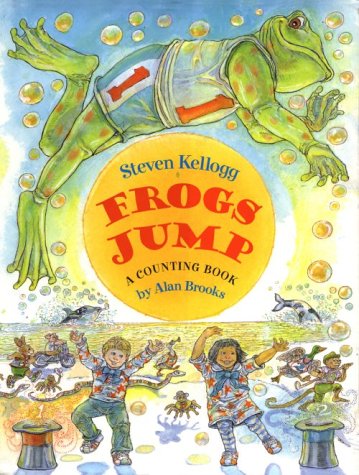 Frogs jump ; a counting book Cover