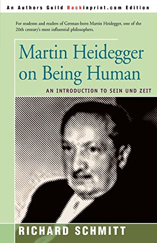 Martin Heidegger on Being Human Cover
