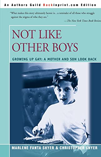 Not Like Other Boys: Growing Up Gay Cover