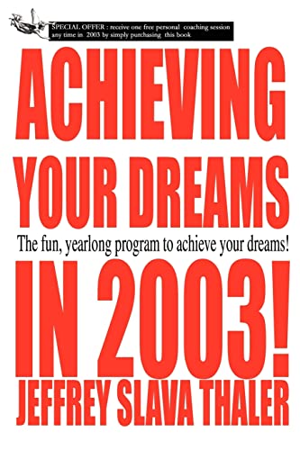Achieving Your Dreams in 2003 Cover