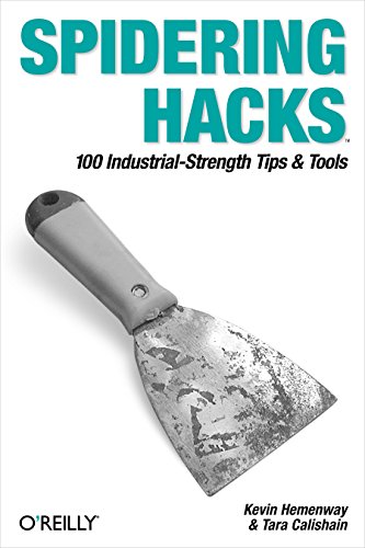 Spidering hacks Cover