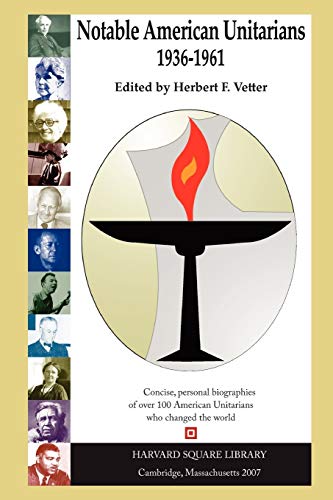 Notable American Unitarians 1936-1961 Cover