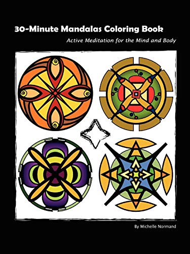 30 Minute Mandalas Coloring Book Cover