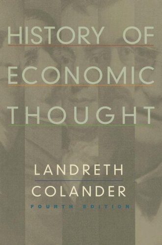 History of economic thought Cover