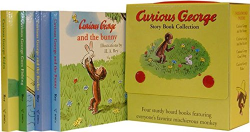 Curious George Four Board Book Set Cover