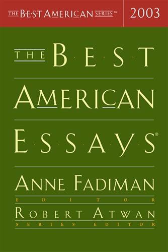 The best American essays 2003 Cover