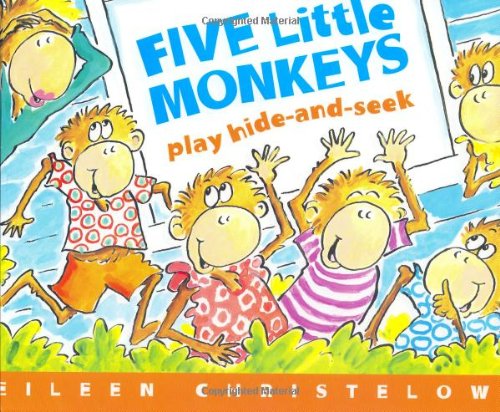 Five little monkeys play hide-and-seek Cover