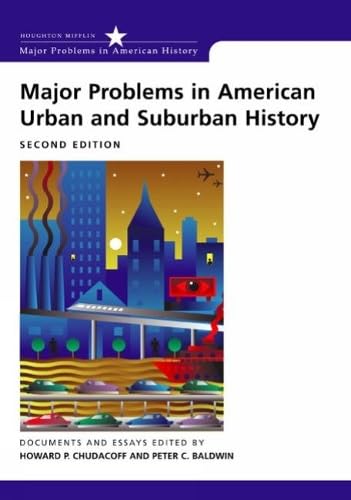 Major problems in American urban and suburban history Cover