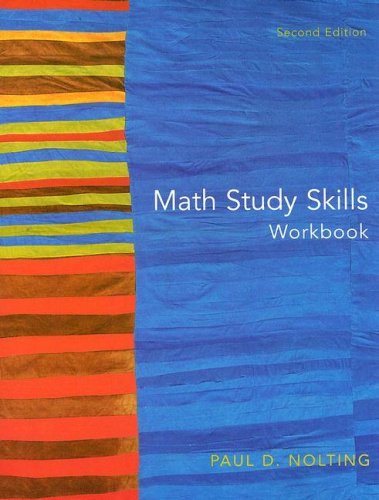 Math Study Skills Workbook Cover