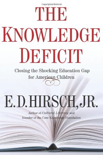 The knowledge deficit Cover
