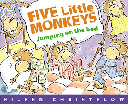 Five Little Monkeys Jumping on the Bed Cover