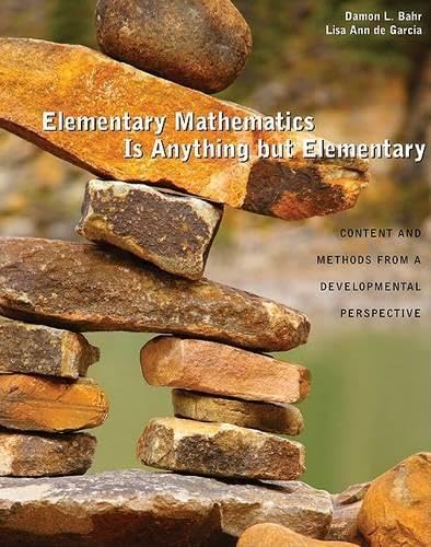 Elementary mathematics is anything but elementary Cover