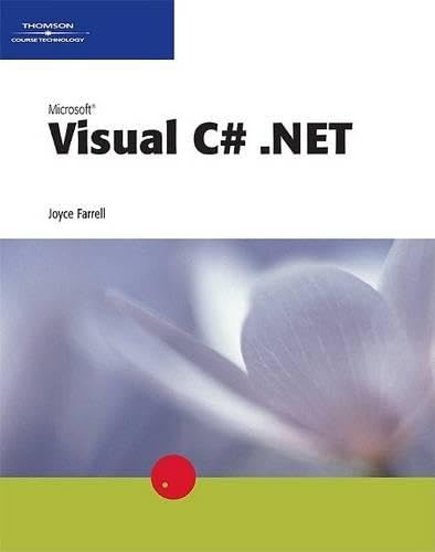 Microsoft Visual C# .NET Cover