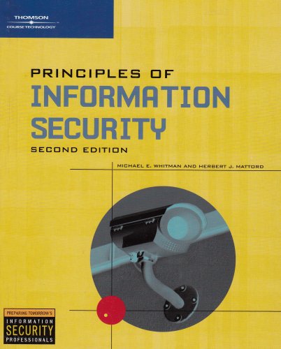 Principles of information security Cover