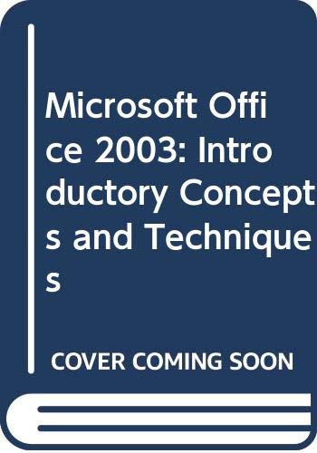 Microsoft Office 2003 Cover