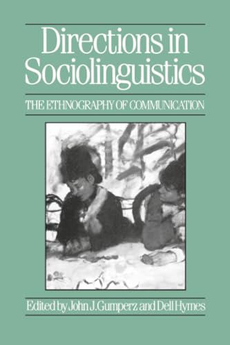 Directions in sociolinguistics Cover