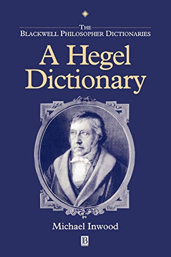 A Hegel dictionary Cover