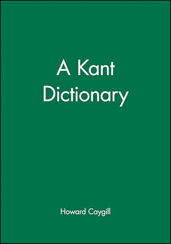 A Kant dictionary Cover