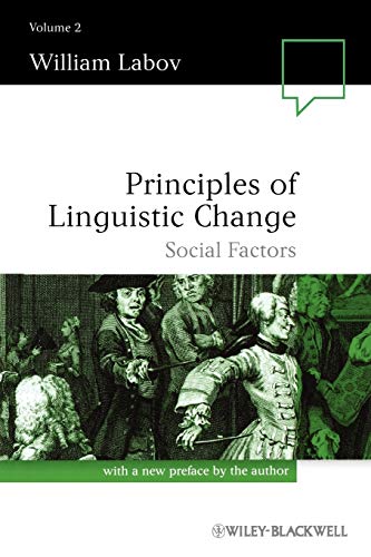 Principles of Linguistic Change, Vol. 2. Cover