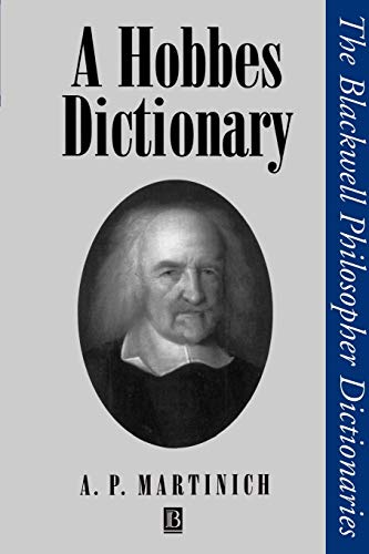 A Hobbes dictionary Cover