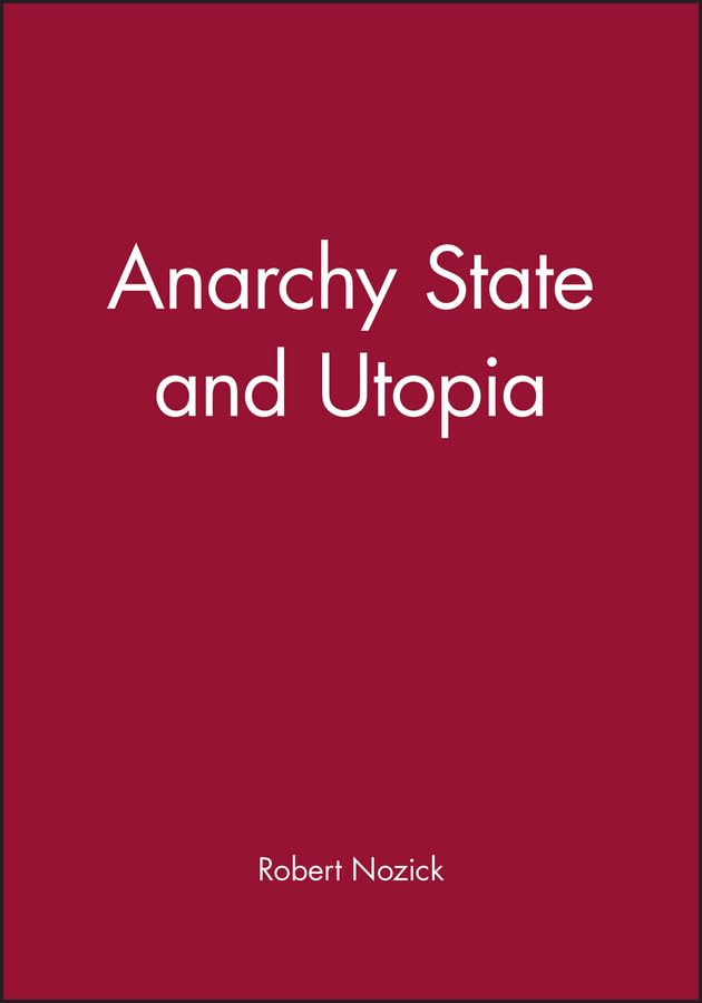 Anarchy, State and Utopia Cover