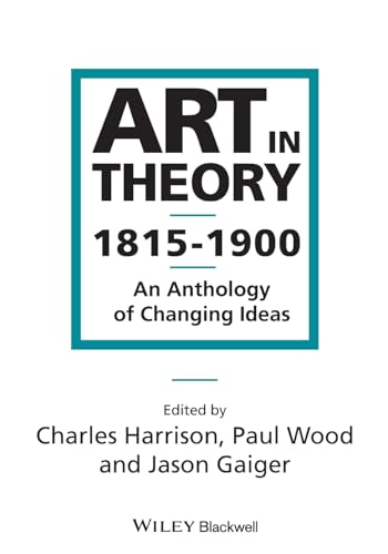 Art in theory, 1815-1900 Cover