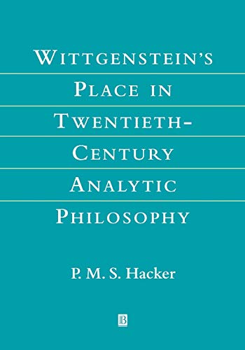 Wittgenstein's place in twentieth-century analytic philosophy Cover