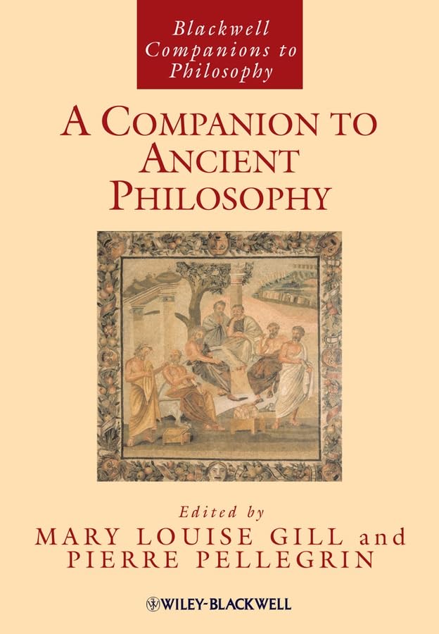 A companion to ancient philosophy Cover