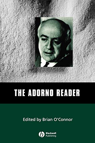 The Adorno Reader (Blackwell Readers) Cover