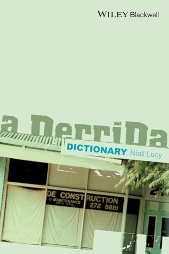 DERRIDA DICTIONARY. Cover