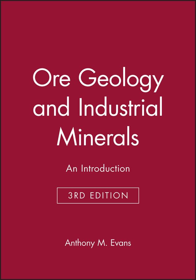 Ore geology and industrial minerals Cover