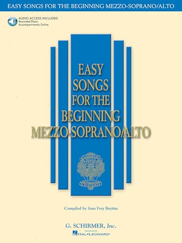 Easy Songs for the Beginning Mezzo-Soprano/Alto (Easy Songs for Beginning Singers) Cover
