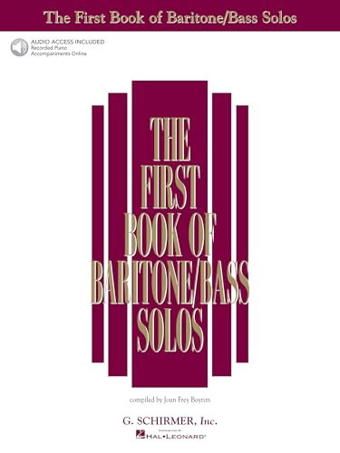 The First Book of Baritone/Bass Solos (Book/CD): Book/CD package (2 CDs) (First Book of Solos) Cover